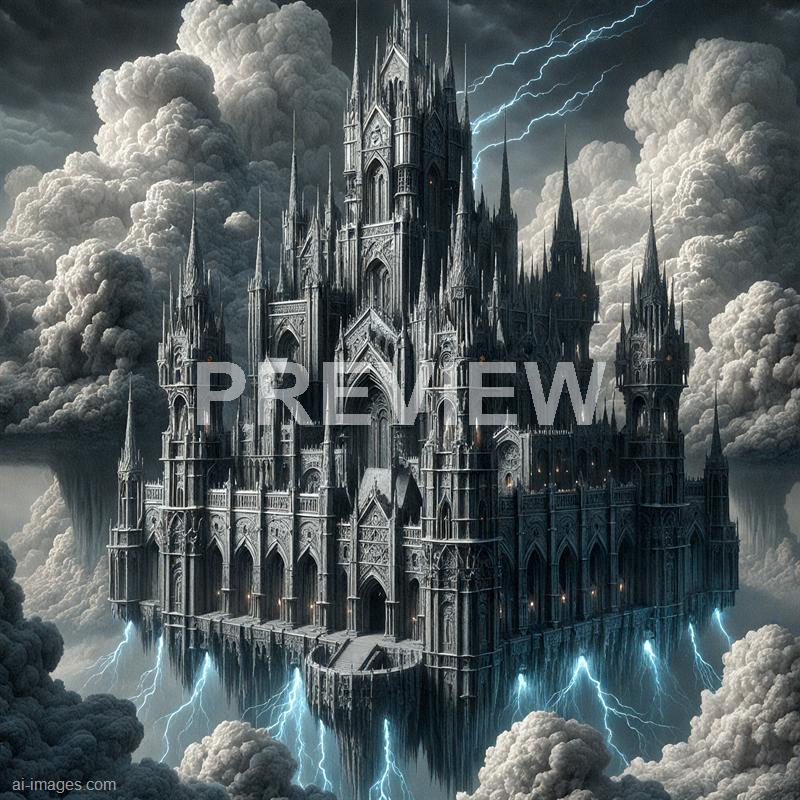 14864 - a-castle-suspended-in-a-stormy-sky-a-gothic-castle-fl_250705172058_00001